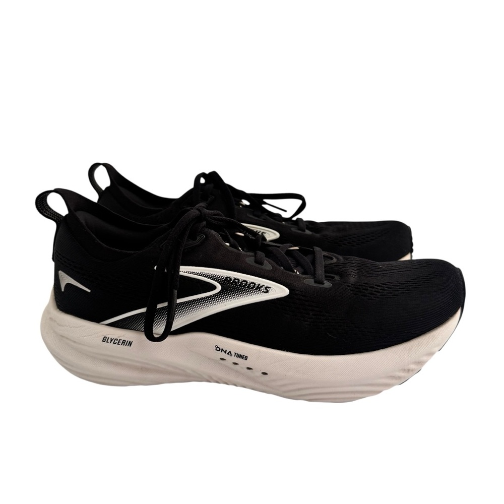 Brooks Glycerin GTS 22 Men's Athletic Running Shoe Black White Cushioned Size 11 - Picture 6 of 8